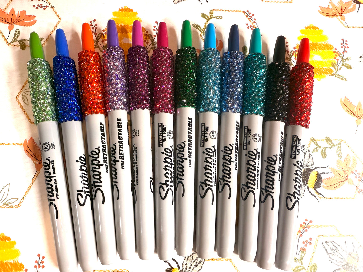 12 Blinged Sharpies