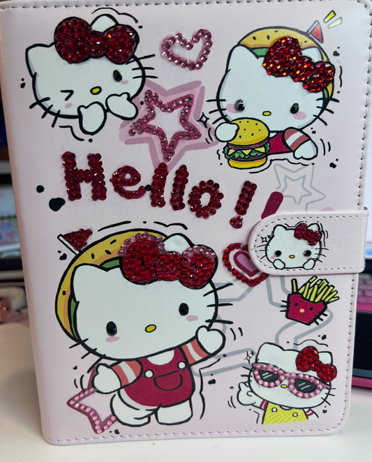 Blinged Hello Kitty Binder A5
