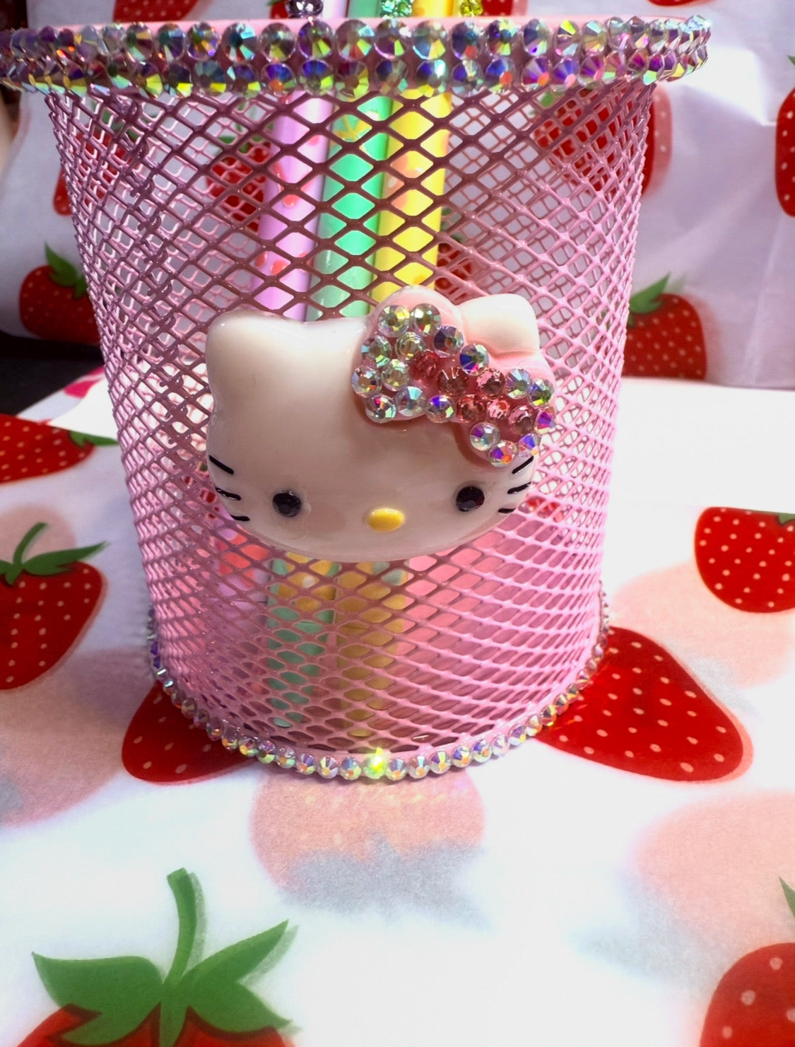 Hello Kitty Pencil Holders Blinged