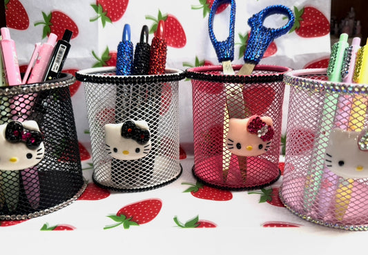 Hello Kitty Pencil Holders Blinged