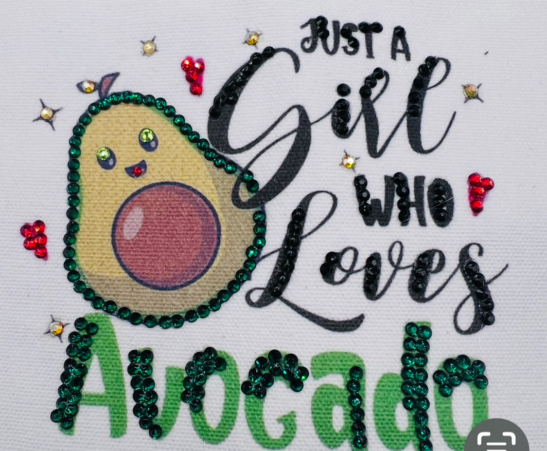 Avocado Lover pencil bag with 2 pens