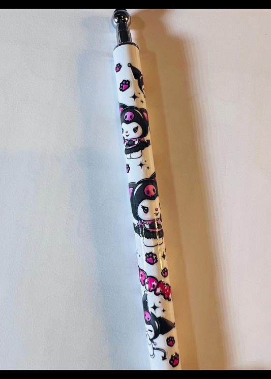 stylist gel pen kuromi with paws
