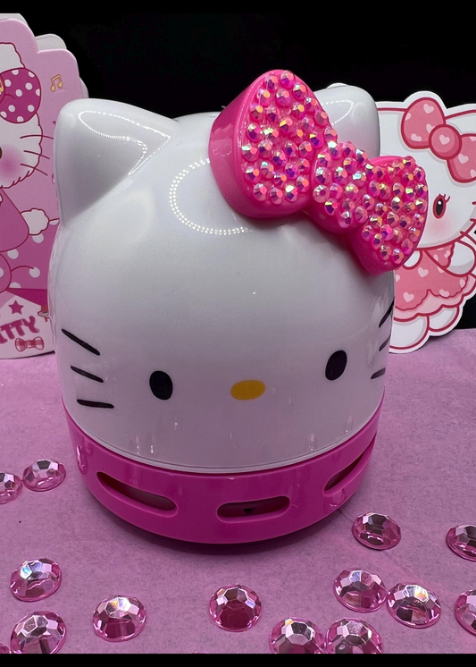 Blinged hello kitty desk vacuum