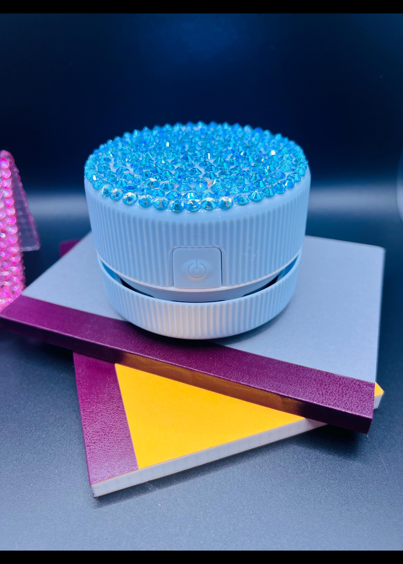 Blinged desk vacuum