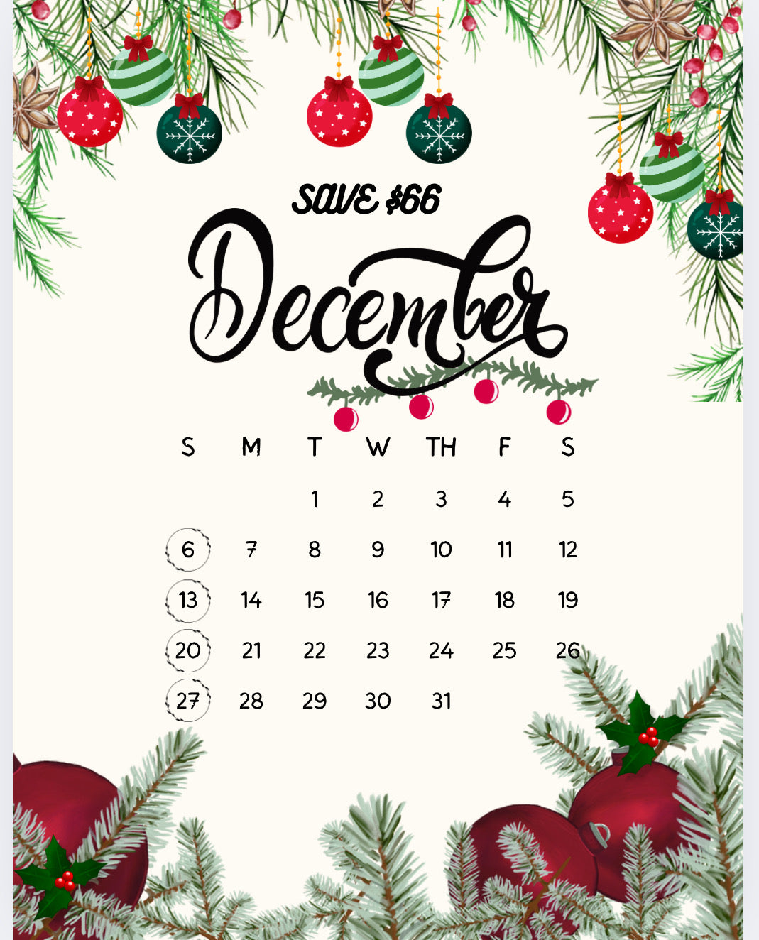 2026 Weekly Sunday challenge book