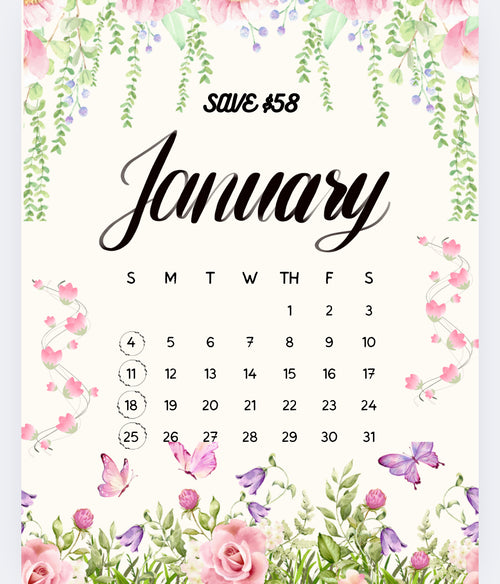 2026 Weekly Sunday challenge book