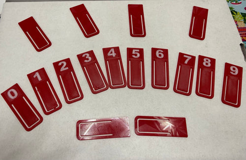 0 to 9 Paperclips set