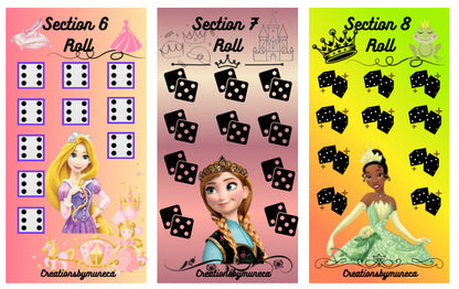 A6 Pretty  box Challenge -8 Sections