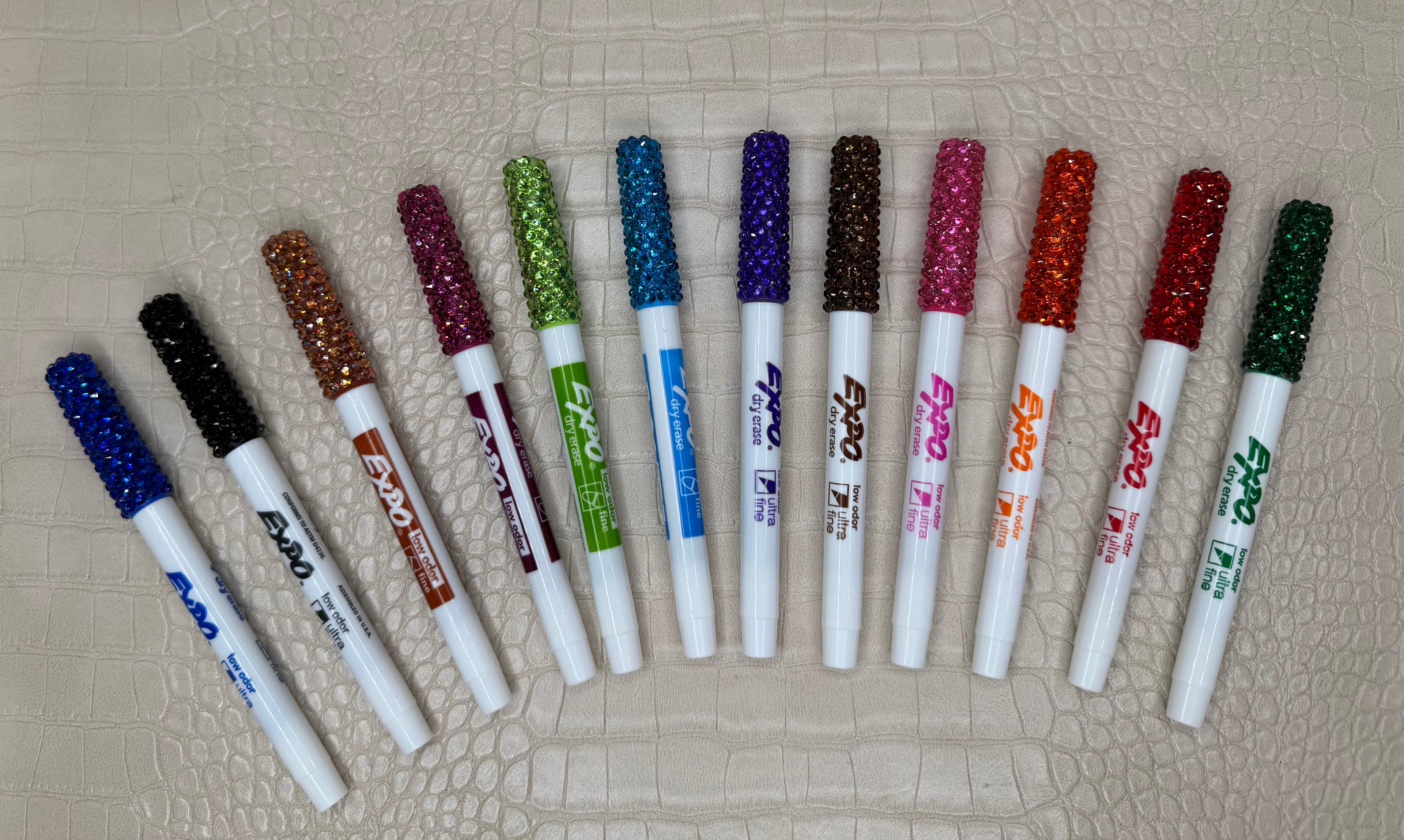 Bling Glass Rhinestone Dry Erase Markers sold Separately