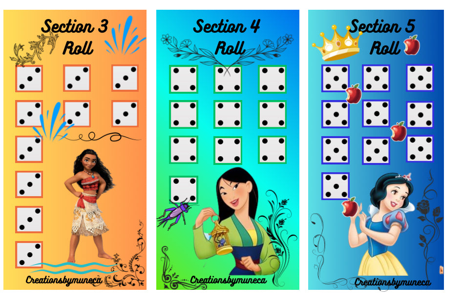 A6 Pretty  box Challenge -8 Sections