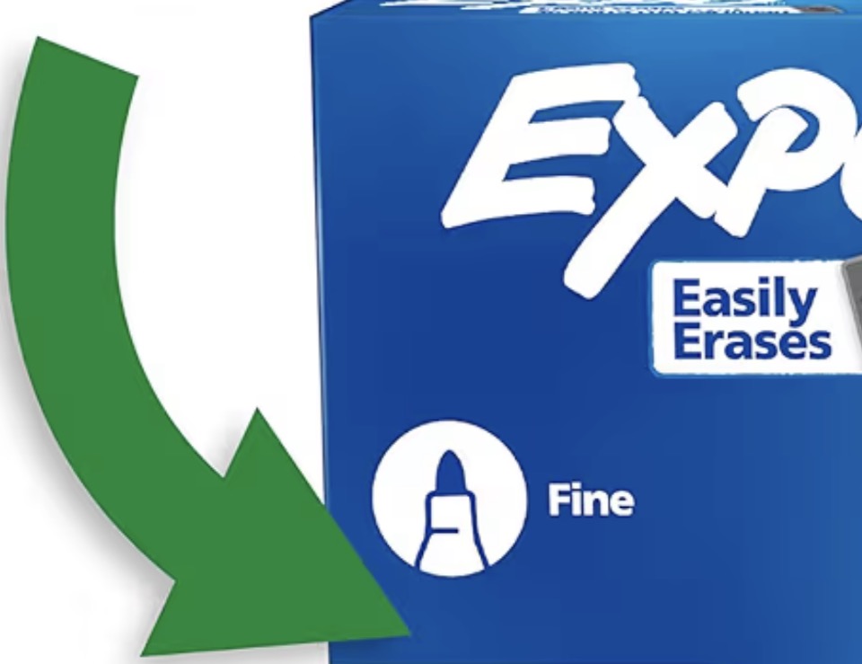 Bling Glass Rhinestones Dry Erase Fine & ULTRA FINE Markers 8 & 12 count