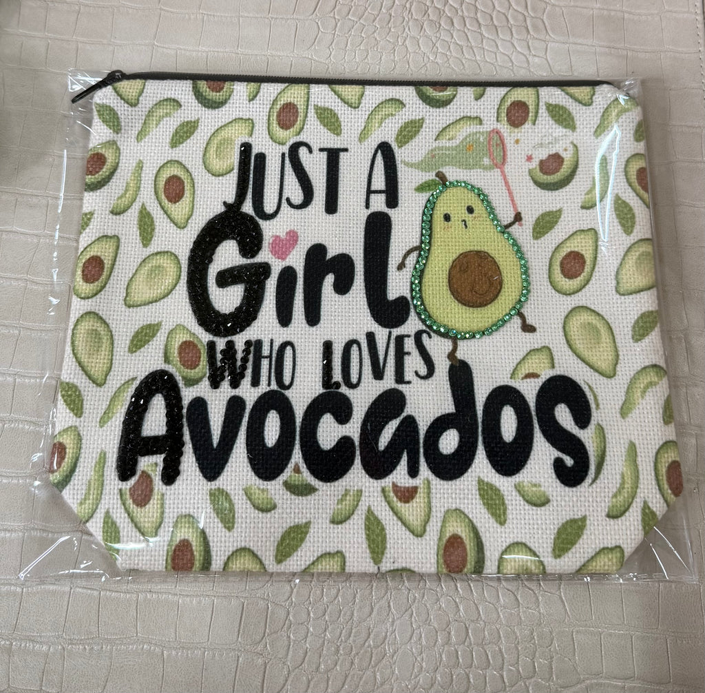 Avocado Lover pencil bag with 2 pens