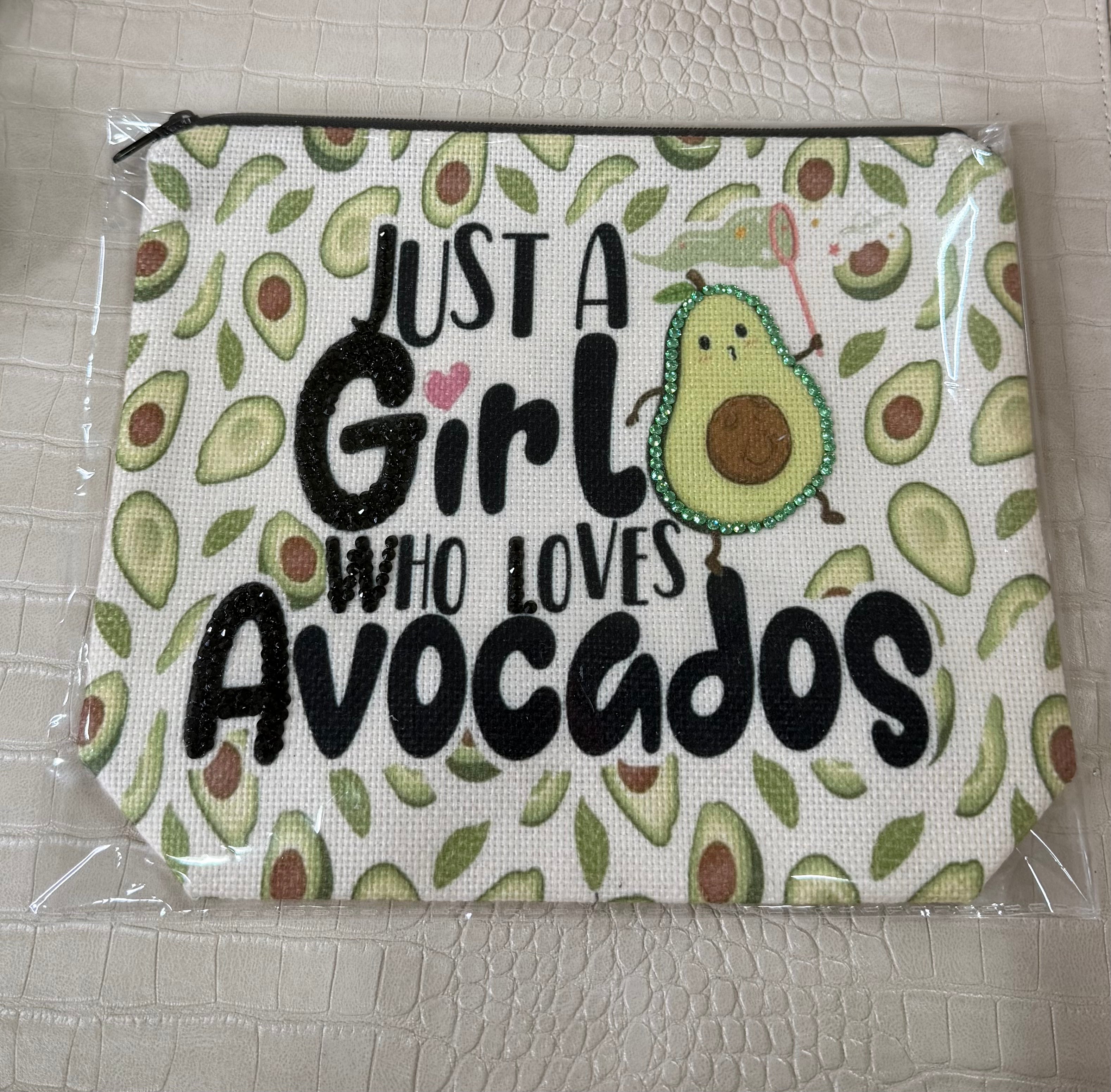 Avocado Lover pencil bag with 2 pens