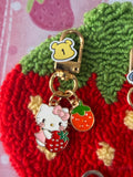 Strawberry keychains Charms