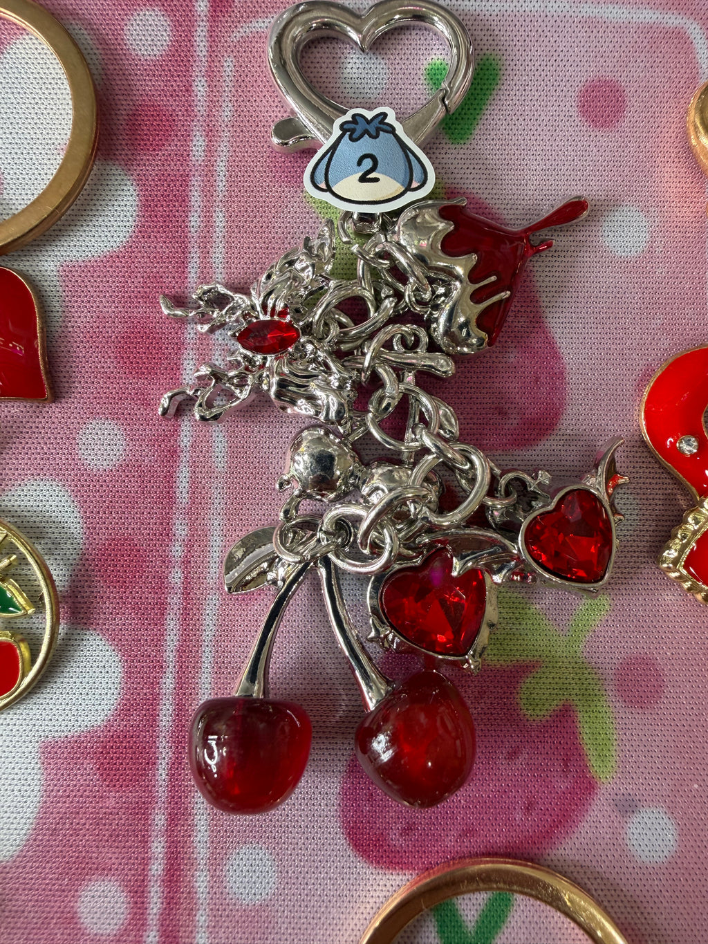 Red & Pink keychains