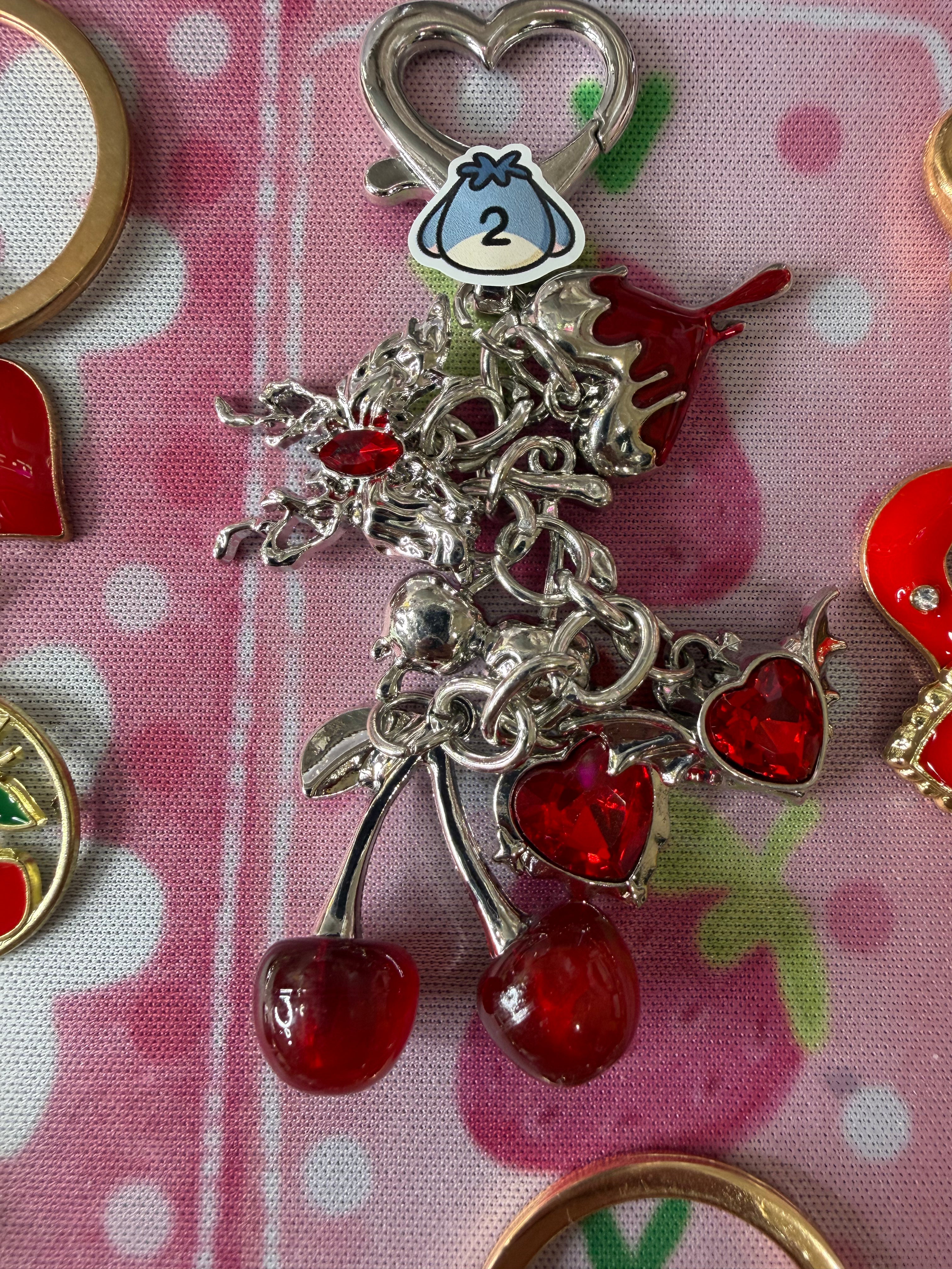 Red & Pink keychains