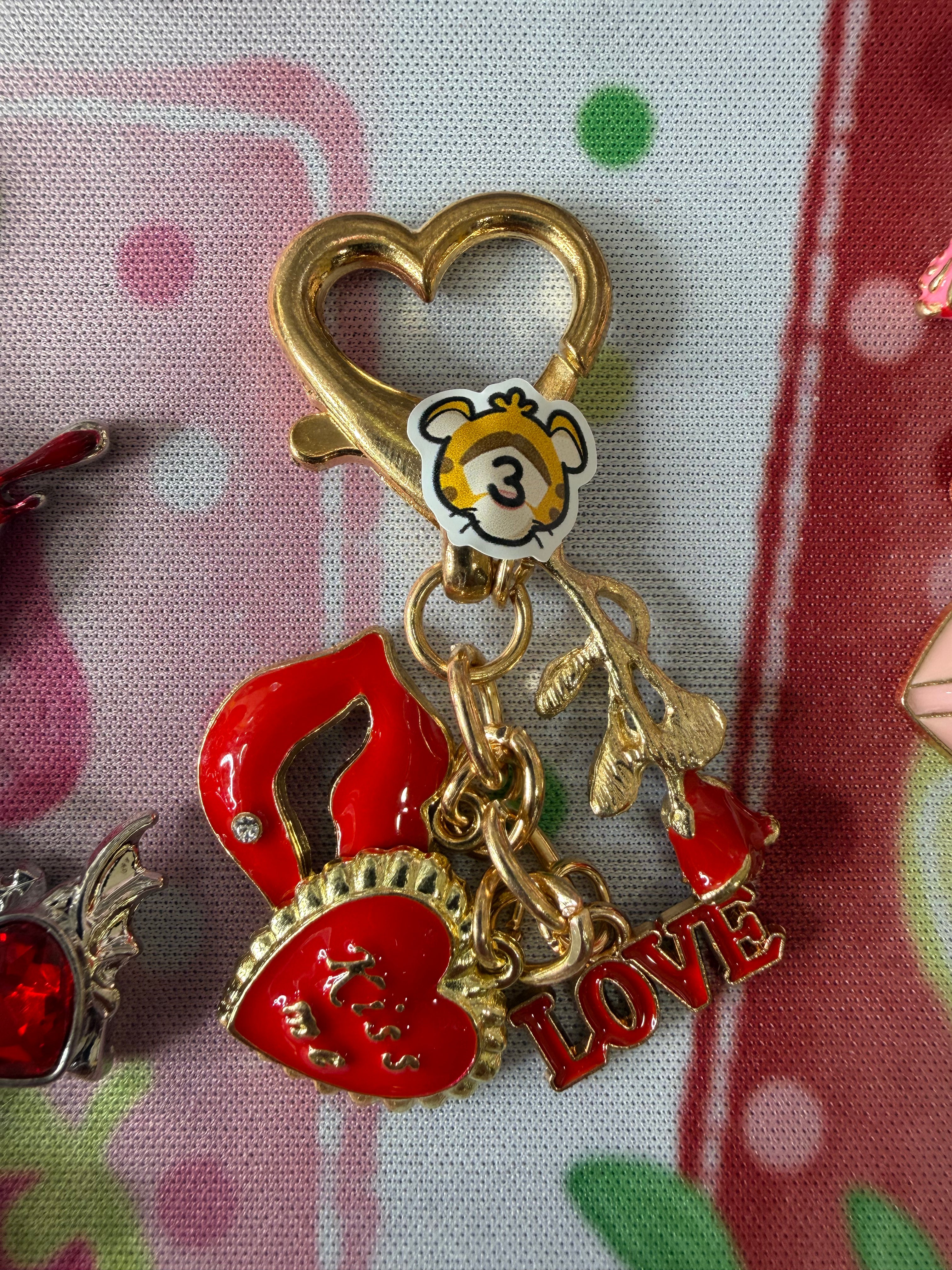 Red & Pink keychains