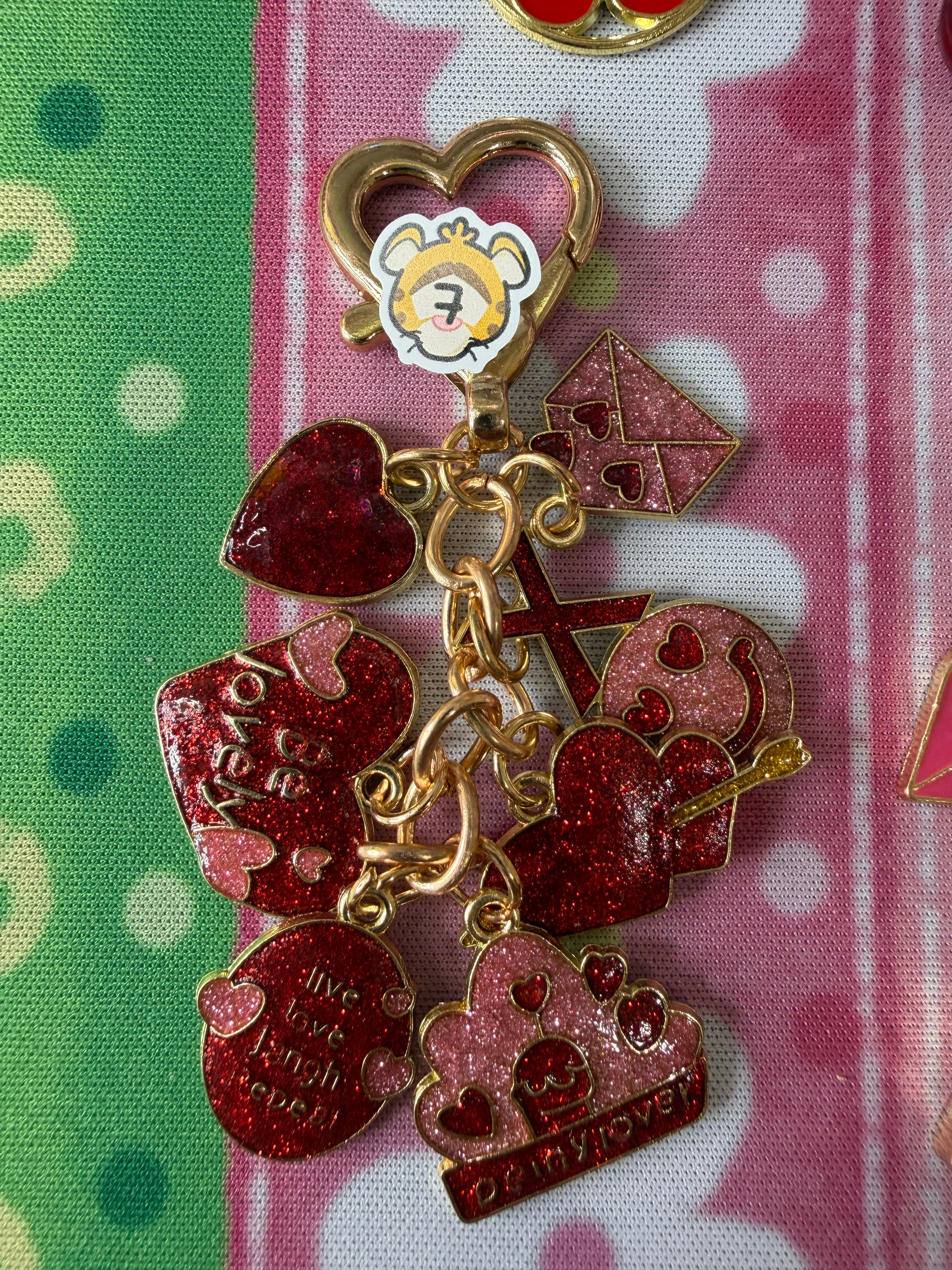 Red & Pink keychains