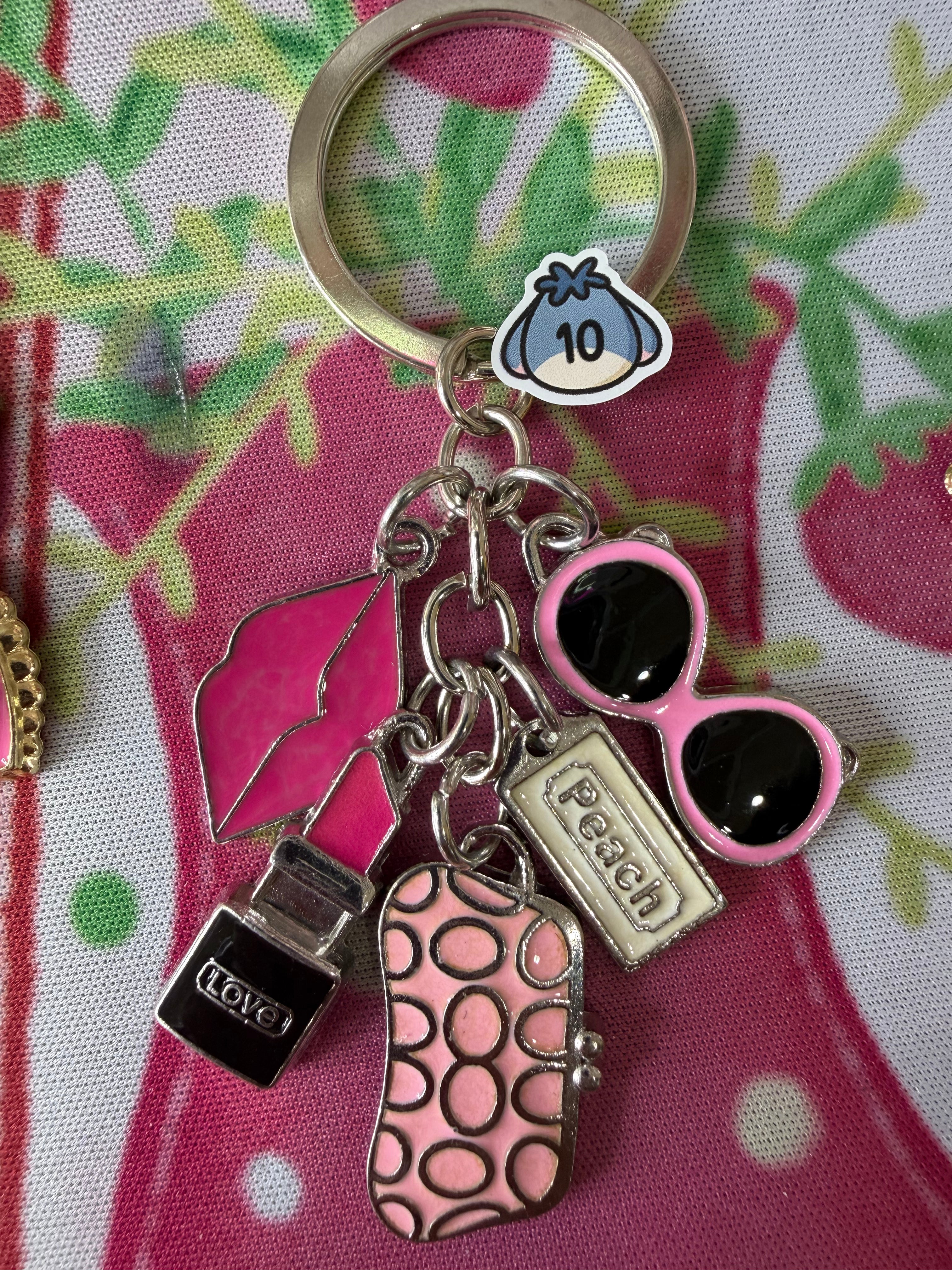 Red & Pink keychains