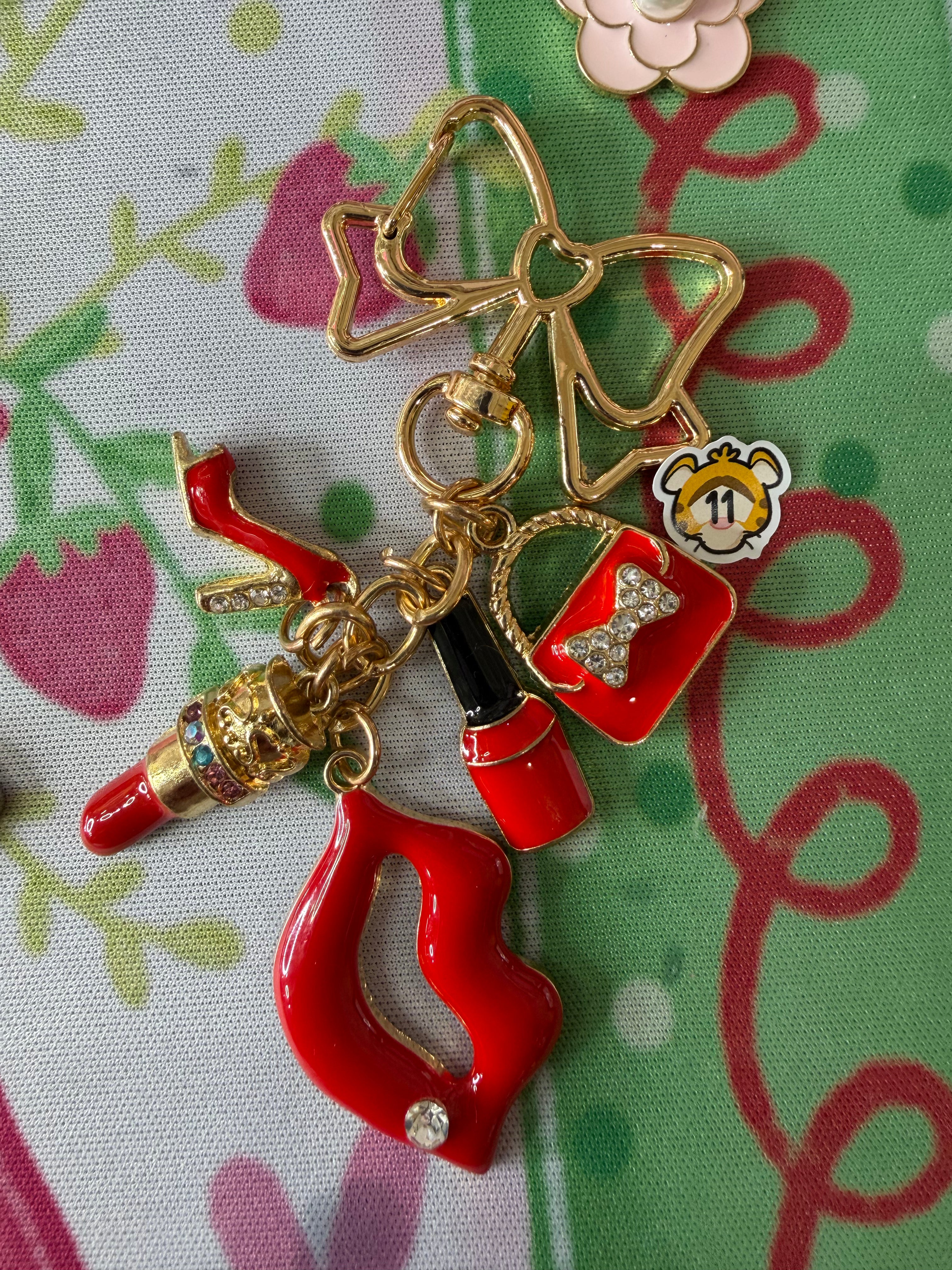 Red & Pink keychains