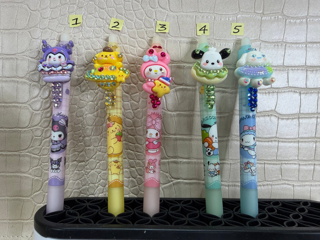 Cute erasable Pens with bling