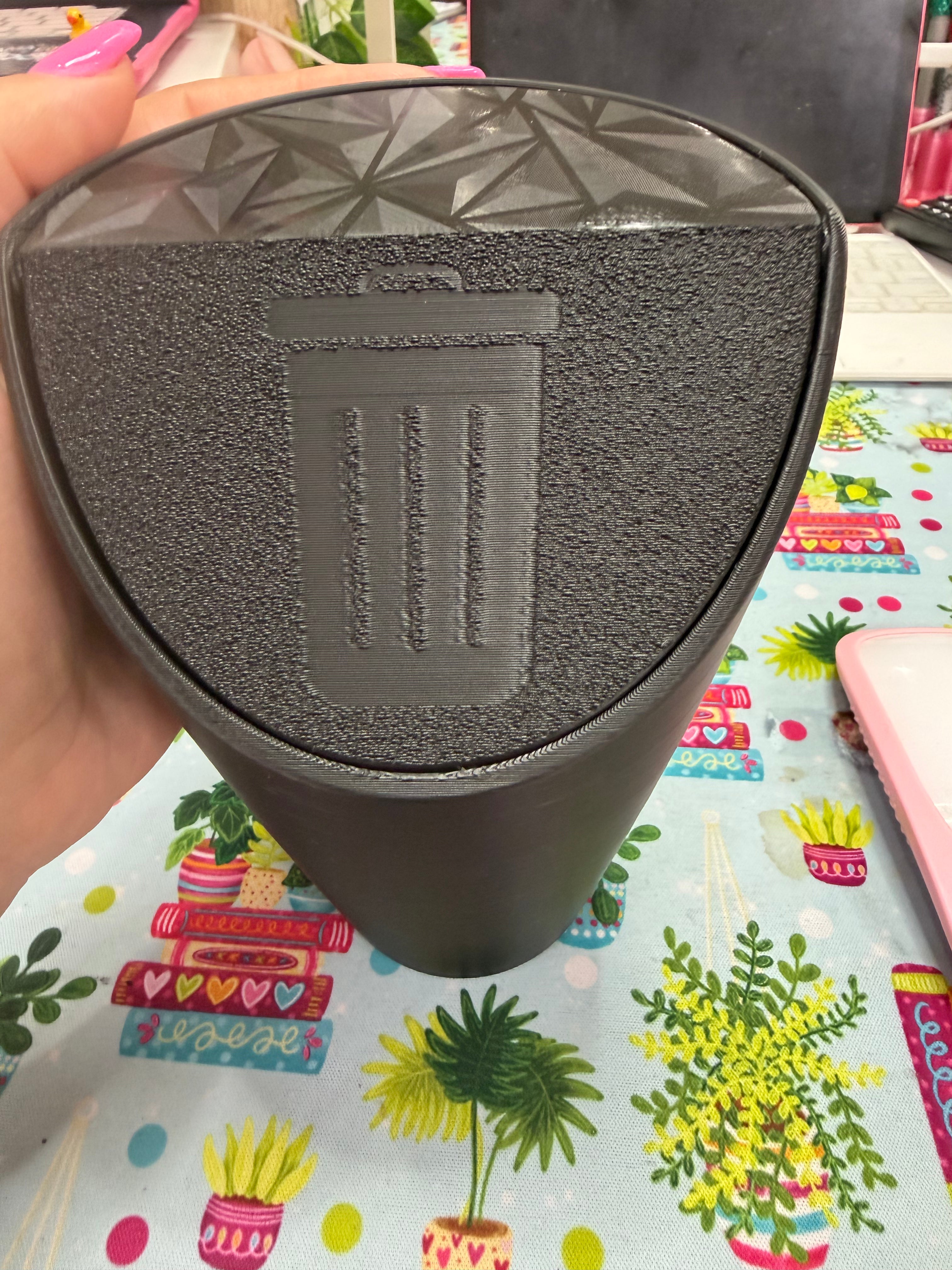 Cup holder Trash can with logo