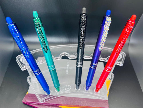 5 Erasable pilot gel pens