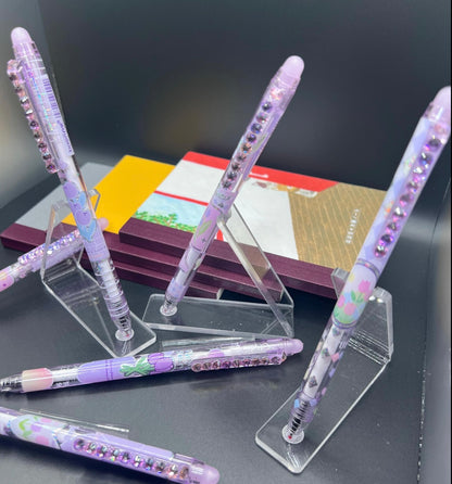 Blinged 6 pens tulip eraseable gel pens