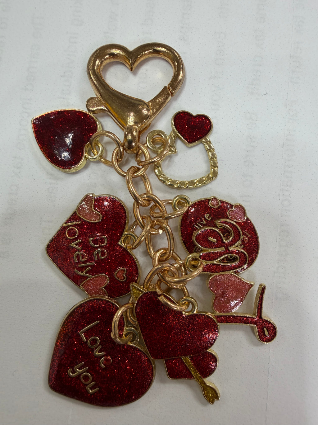 Red & Pink keychains