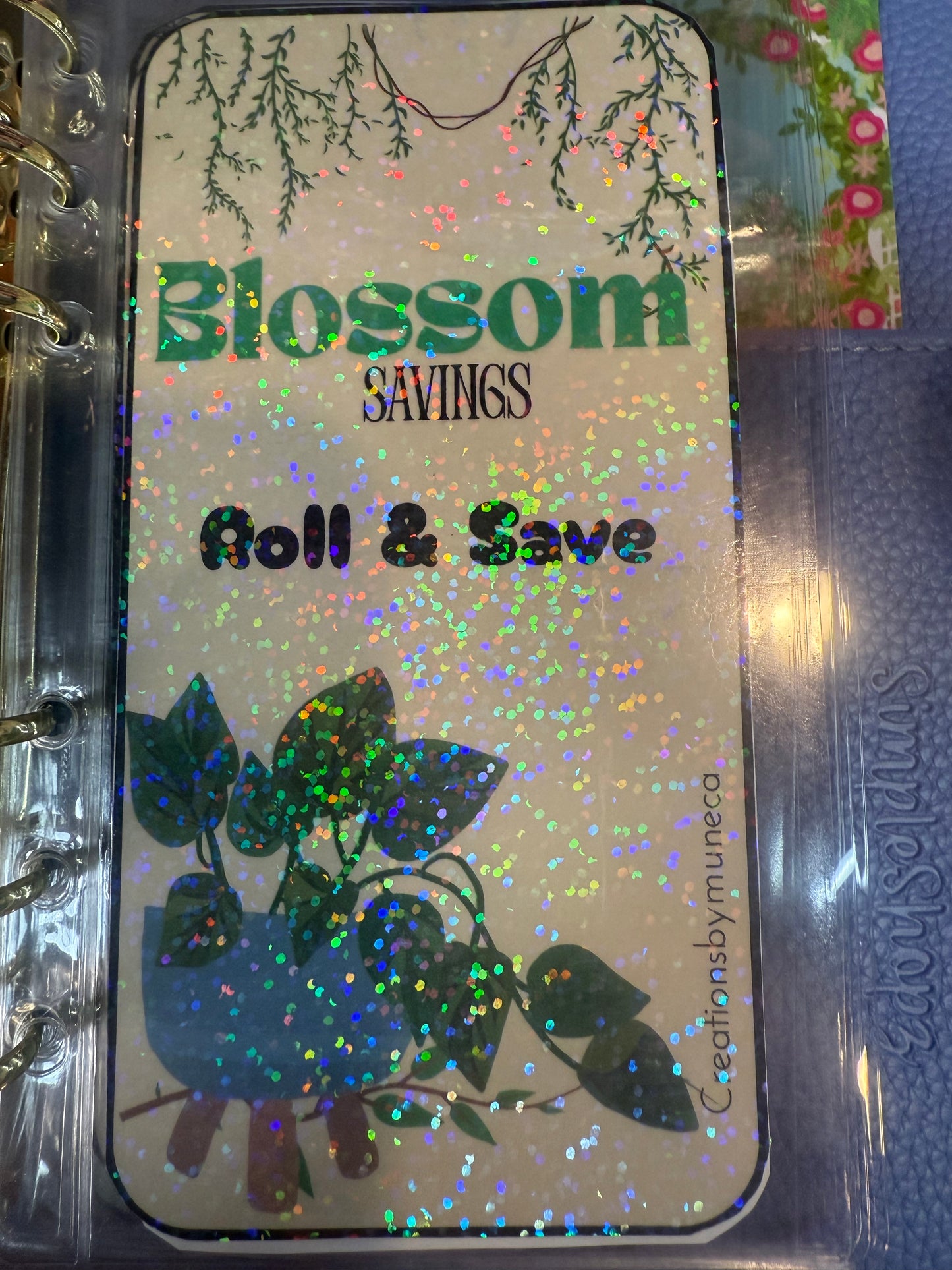 Blossom Savings Roll & Save-Physical & Laminated