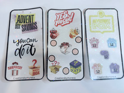 Advent Box Savings -Physical and laminated