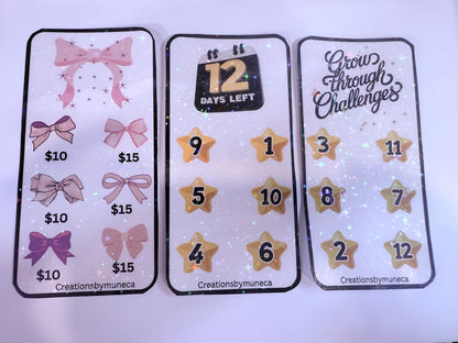 Advent Box Savings -Physical and laminated