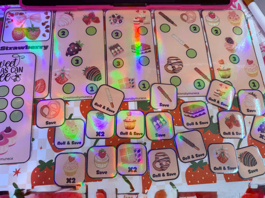 Strawberry Box 5 Challenges & 19 Cards-Laminated