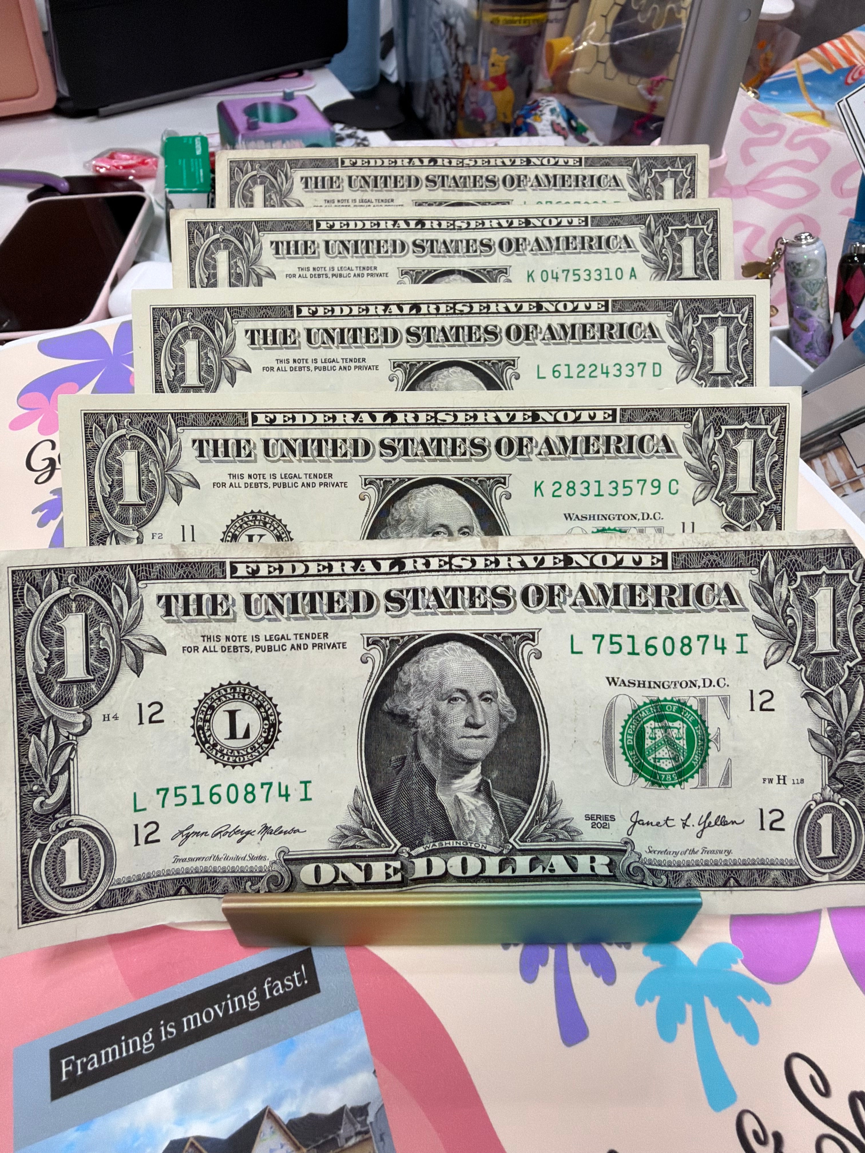 CASH TRAY 5 SECTIONS