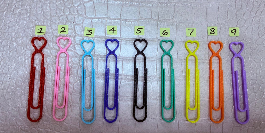 Colorful Heart Paperclips (SINGLE)