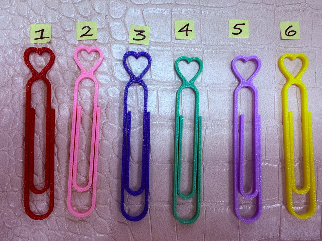 Colorful Heart Paperclips (SINGLE)