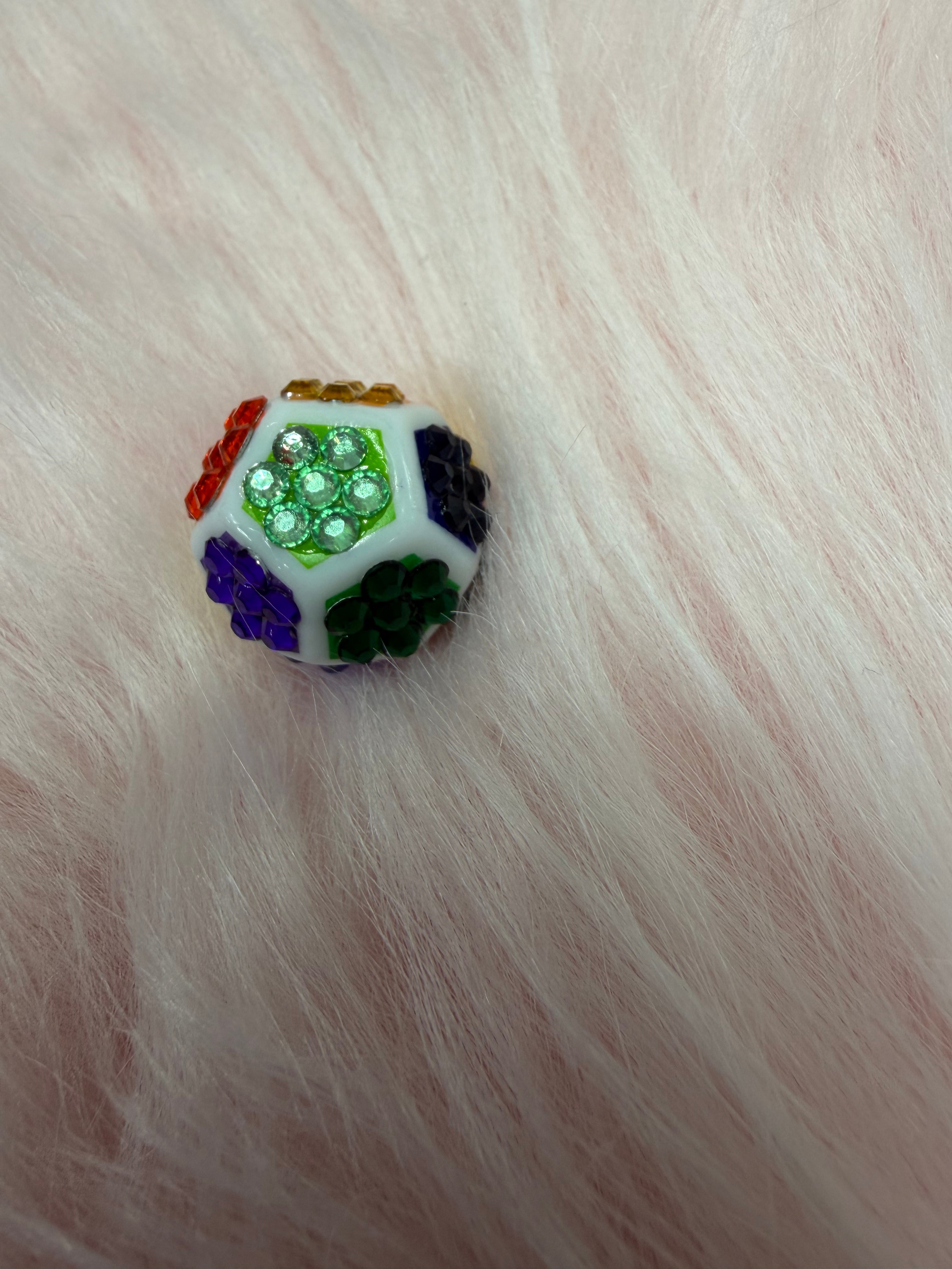 12 Color sided Dice Bling