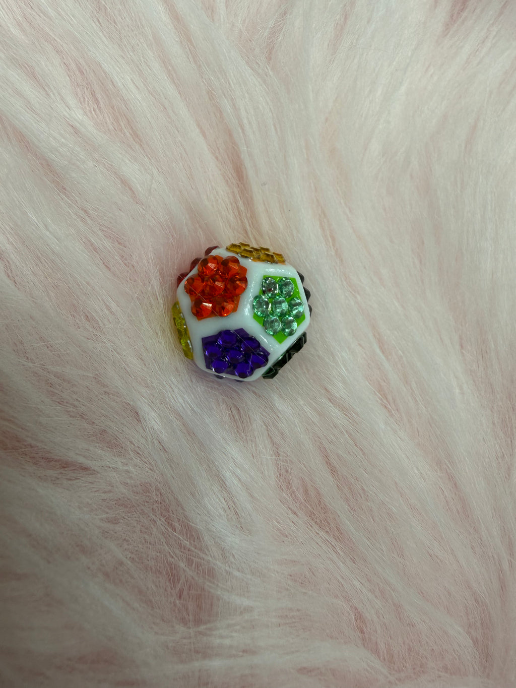 12 Color sided Dice Bling