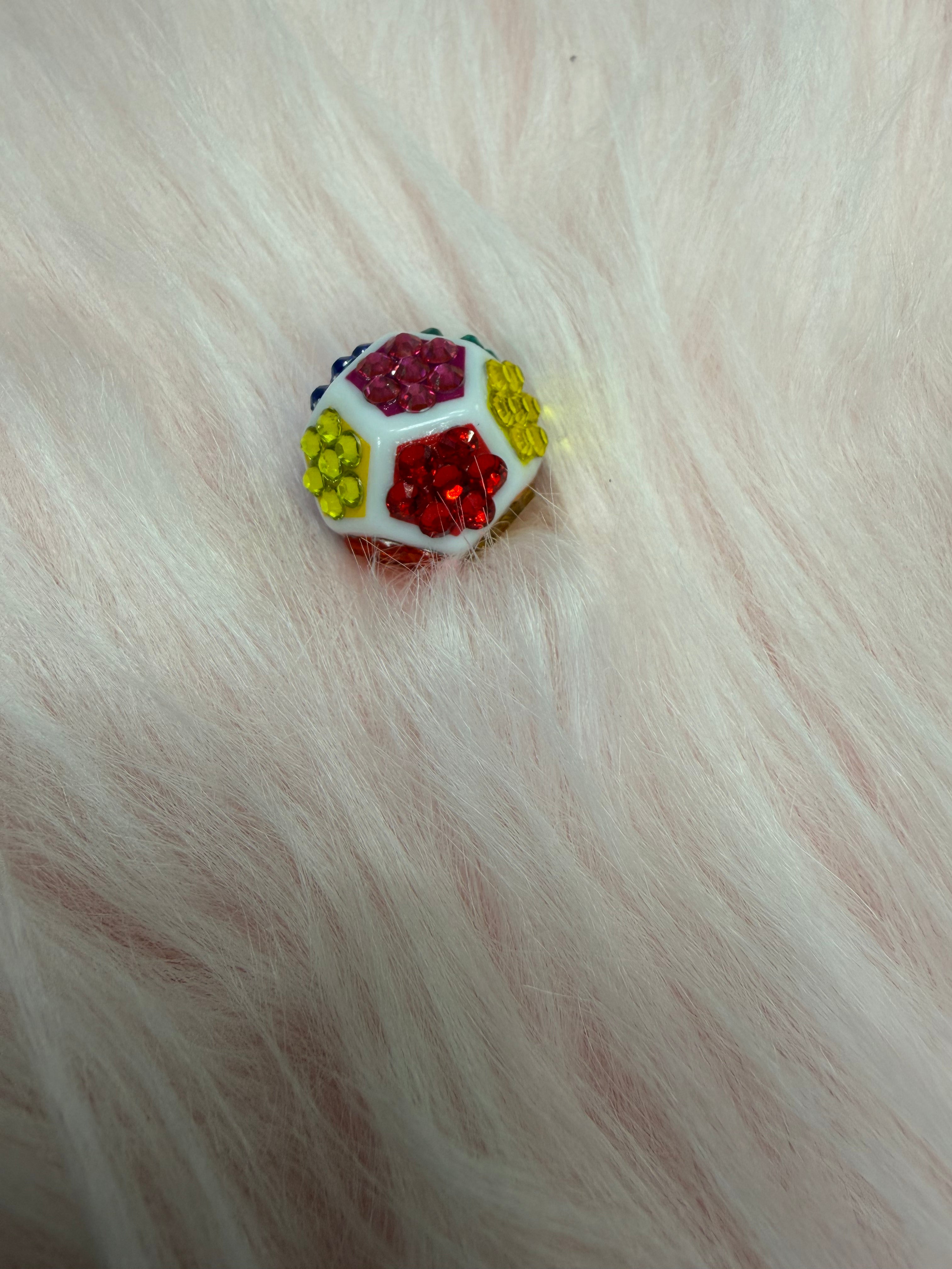 12 Color sided Dice Bling