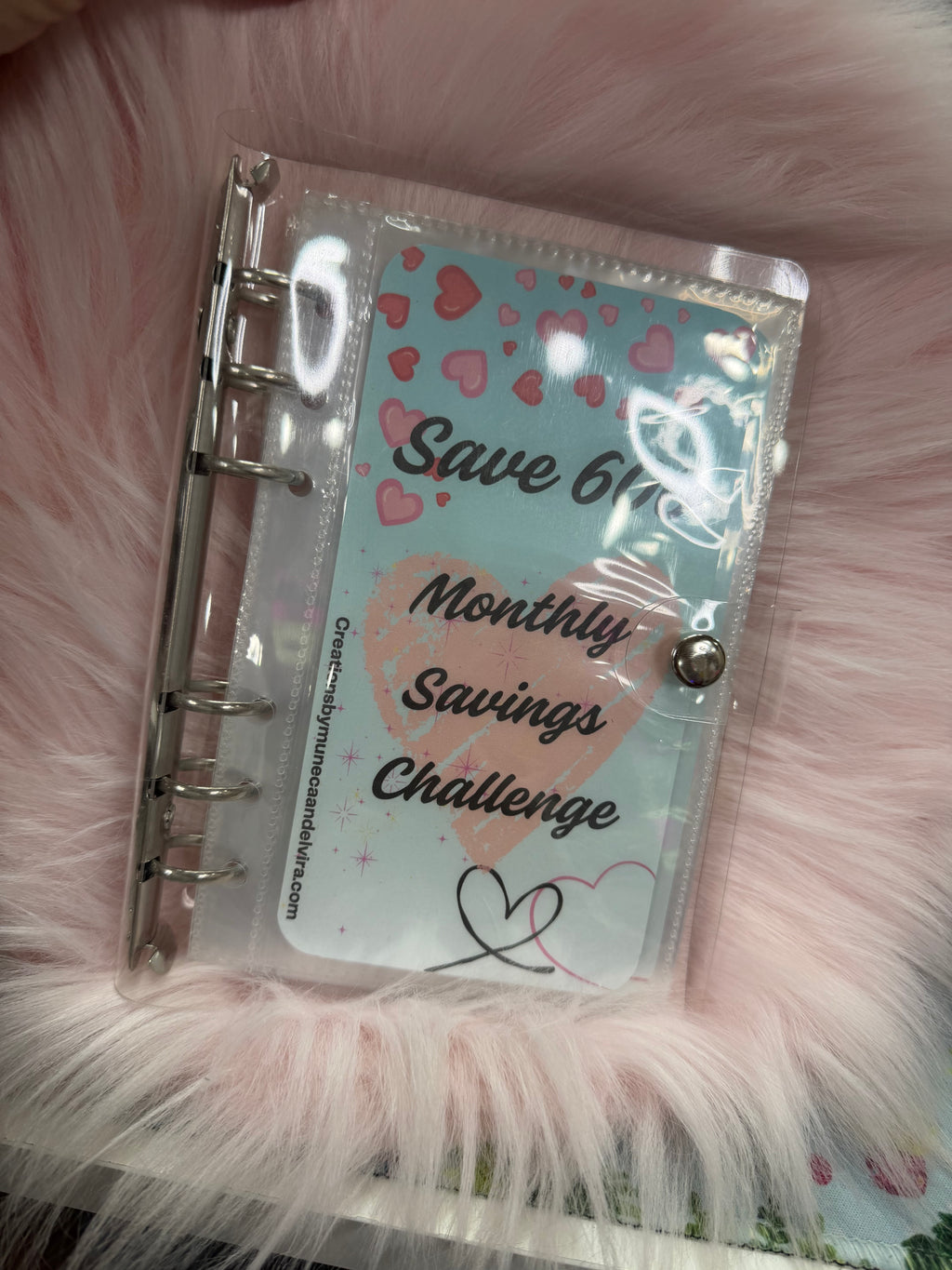 600 monthly savings challenge 12 months laminated