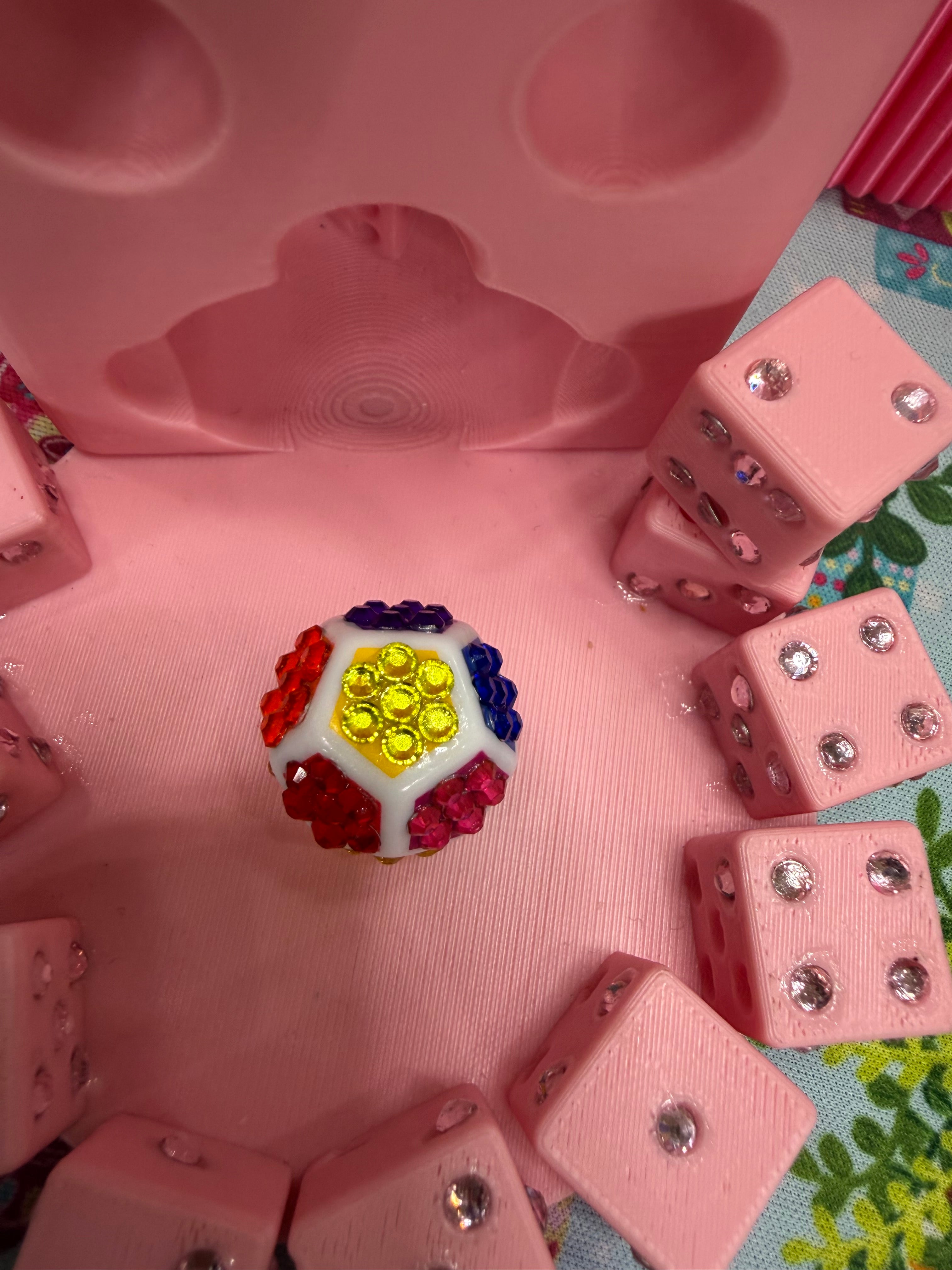 Color Savings Challenge 12 colors savings with 12 sided Dice and clear Binder