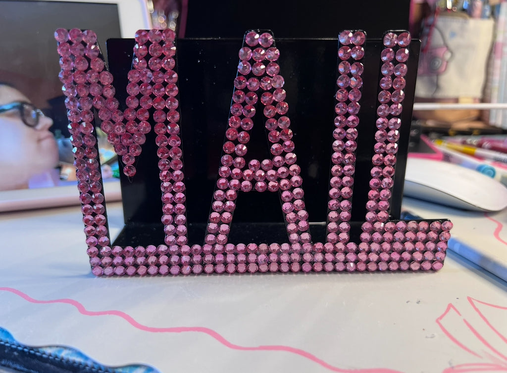 Blinged Mail Holder