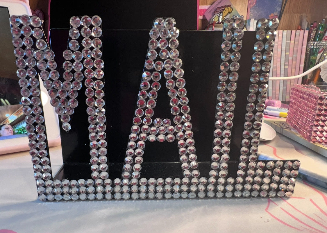 Blinged Mail Holder