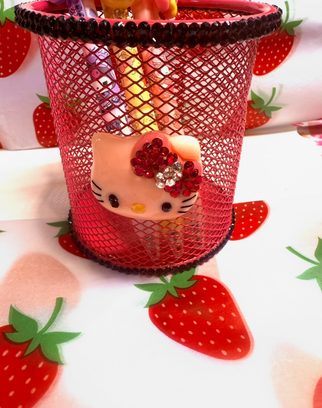 Hello Kitty Pencil Holders Blinged