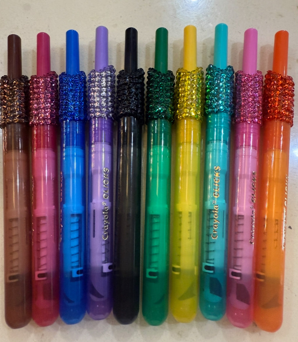 Crayola Clicks Retractable Tip blinged Makers 10 (2 SETS  Classic or  Bold & Bright