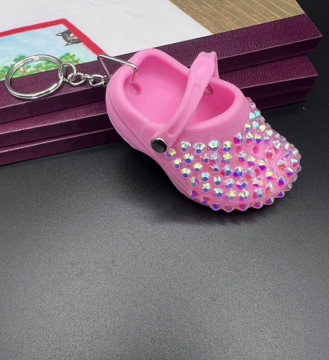 Blinged Keychain Crocs