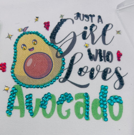 Avocado Lover pencil bag with 2 pens