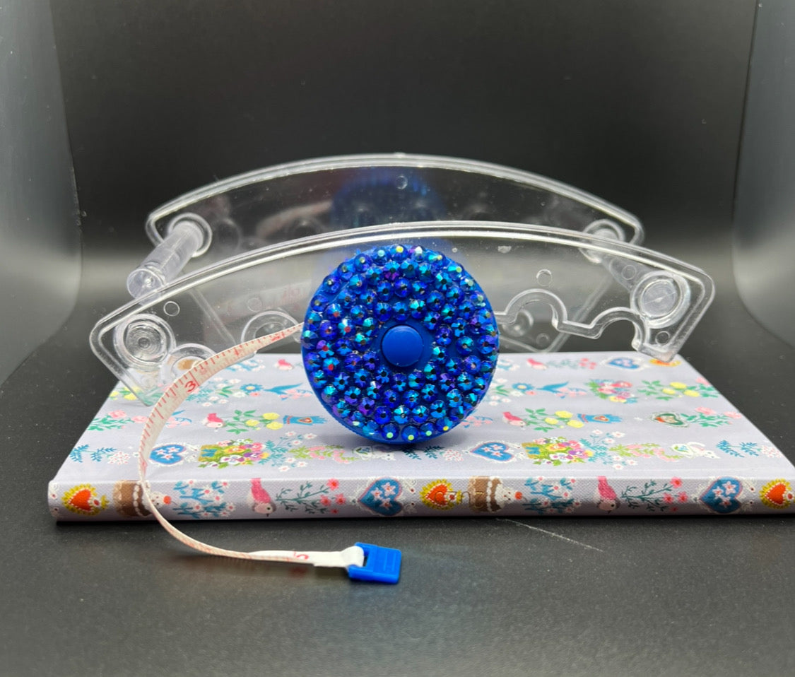 Tape Measure blinged with resin