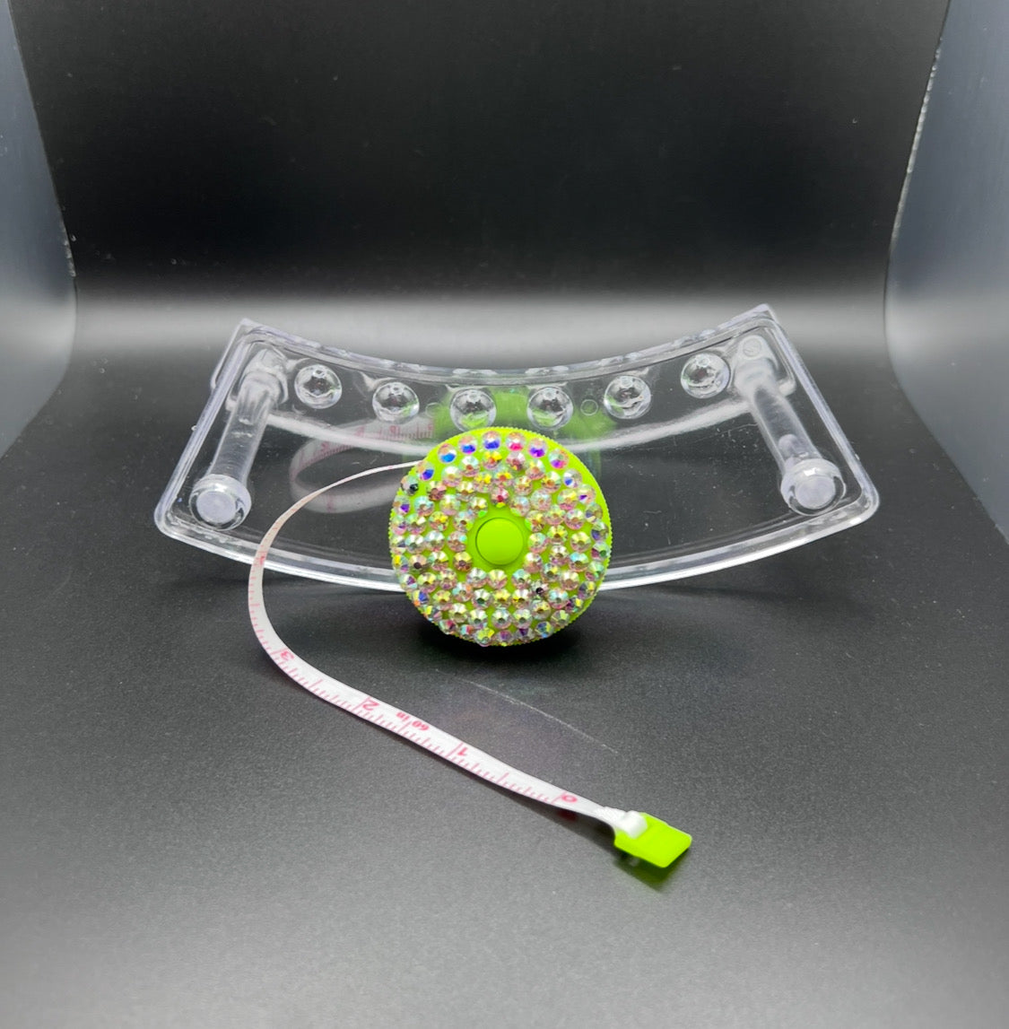 Tape Measure blinged with resin
