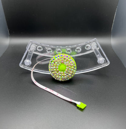 Tape Measure blinged with resin